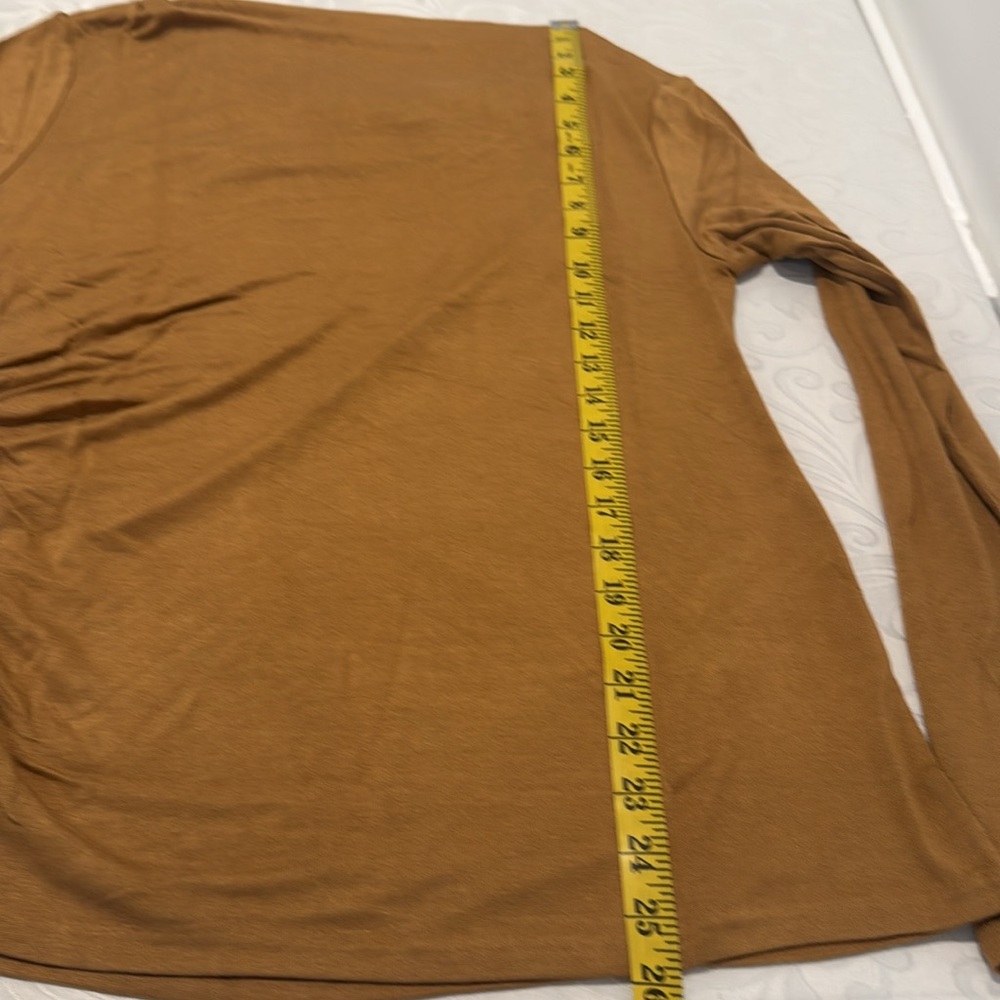 Vince, Drape Neck long Sleeve Top. Ladies 1X - Picture 15 of 15